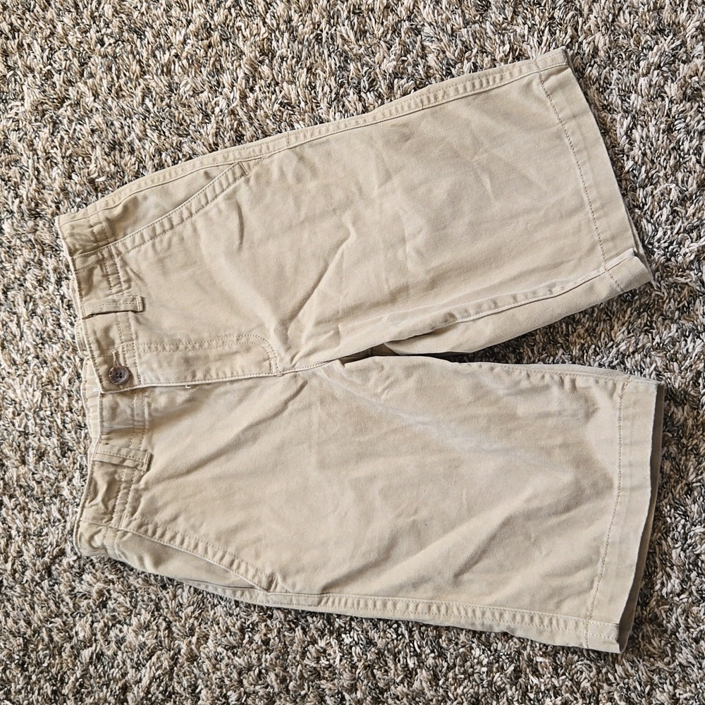 Boys Kaki Shorts Size 16
